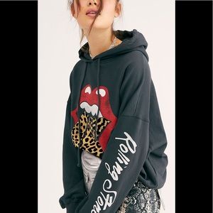 RollingStones Tongue Hoodie Free People/Daydreamer